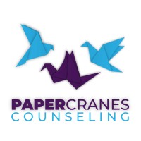 Paper Cranes Counseling logo, Paper Cranes Counseling contact details