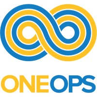 OneOps logo, OneOps contact details