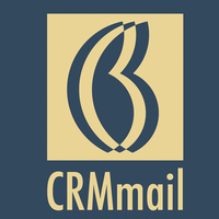 CRMmail logo, CRMmail contact details