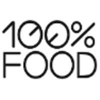 100%FOOD logo, 100%FOOD contact details