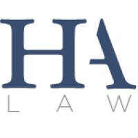 HA Law logo, HA Law contact details