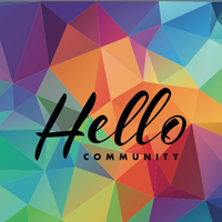 Hello Community logo, Hello Community contact details