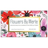 Flowers by Merle logo, Flowers by Merle contact details