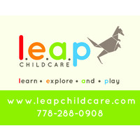 LEAP Childcare logo, LEAP Childcare contact details