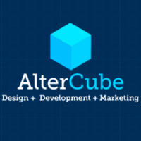 AlterCube logo, AlterCube contact details