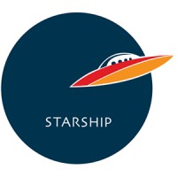 The Starship logo, The Starship contact details