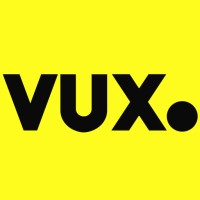 VUX World logo, VUX World contact details