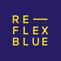 reflexblue logo, reflexblue contact details