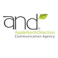 AND (Apple North Direction) logo, AND (Apple North Direction) contact details