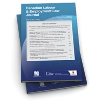 Canadian Labour & Employment Law Journal logo, Canadian Labour & Employment Law Journal contact details