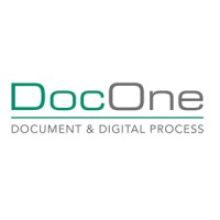 DocOne logo, DocOne contact details