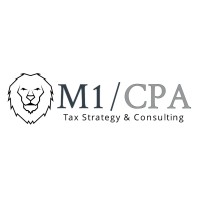 M1 CPA logo, M1 CPA contact details