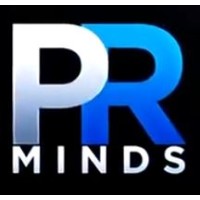 PR Minds logo, PR Minds contact details