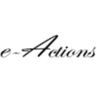 e-Actions logo, e-Actions contact details