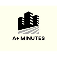 A+ Minutes logo, A+ Minutes contact details