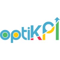 OptiKPI logo, OptiKPI contact details