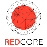 REDCore.app logo, REDCore.app contact details