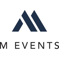 M Events logo, M Events contact details