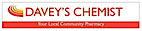 Davey's Chemist logo, Davey's Chemist contact details