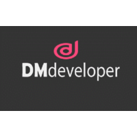 DM developer logo, DM developer contact details