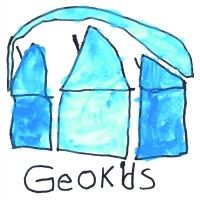 GeoKids logo, GeoKids contact details