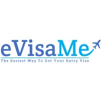 eVisaMe logo, eVisaMe contact details