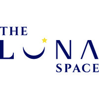 The Luna Space logo, The Luna Space contact details