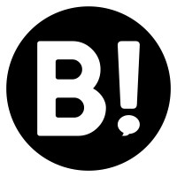 B! Storytelling logo, B! Storytelling contact details