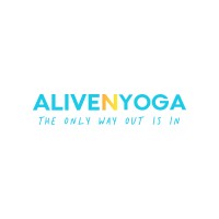 AlivenYoga logo, AlivenYoga contact details