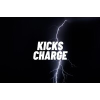 KicksCharge logo, KicksCharge contact details