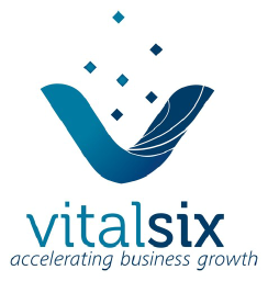 VitalSix logo, VitalSix contact details