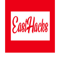 EastHacks logo, EastHacks contact details