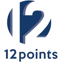 12 Points logo, 12 Points contact details