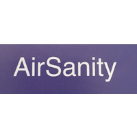 AirSanity logo, AirSanity contact details