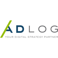 ADLOG logo, ADLOG contact details