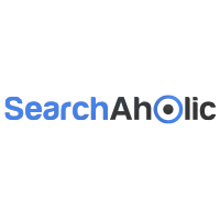 SearchAholic logo, SearchAholic contact details