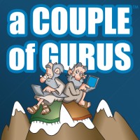 a COUPLE of GURUS logo, a COUPLE of GURUS contact details