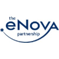 The eNova Partnership logo, The eNova Partnership contact details