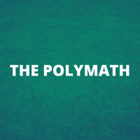 The Polymath logo, The Polymath contact details