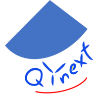 QYnext logo, QYnext contact details