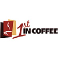 1st in Coffee logo, 1st in Coffee contact details