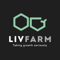 LIV.farm logo, LIV.farm contact details