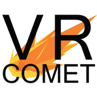 VR COMET logo, VR COMET contact details