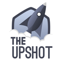 The Upshot logo, The Upshot contact details