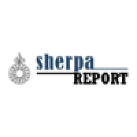 SherpaReport logo, SherpaReport contact details