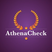 AthenaCheck logo, AthenaCheck contact details