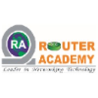 Router Academy logo, Router Academy contact details