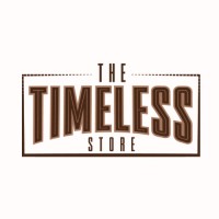 The Timeless Store logo, The Timeless Store contact details