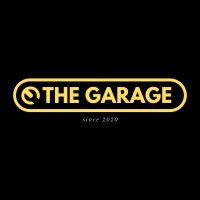 The Garage logo, The Garage contact details