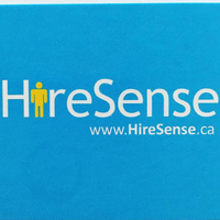 HireSense logo, HireSense contact details